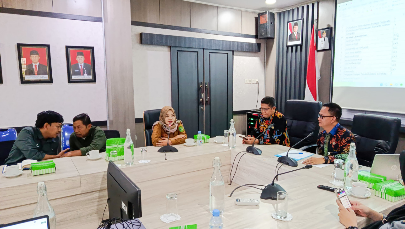 Disbun Siapkan Sosialisasi Indikasi Geografis Kopi Perangat Baru