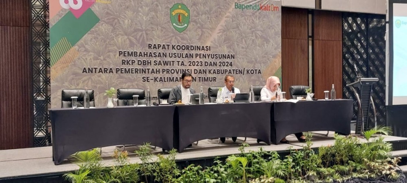 Pemprov Kaltim Koordinasikan Pembahasan RKP DBH Sawit dengan Pemerintah Kabupaten/Kota