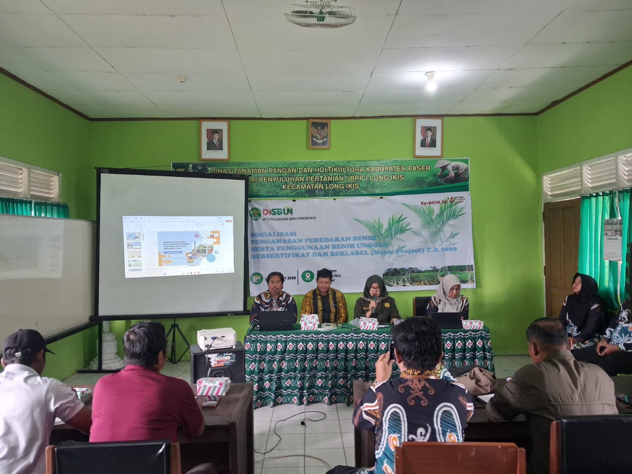 Disbun Kaltim Gelar Sosialisasi Pengawasan Peredaran Benih di Kecamatan Long Ikis, Kabupaten Paser