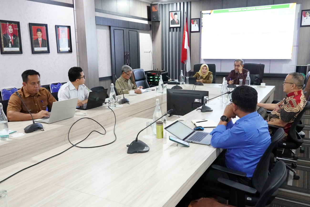 Audiensi Disbun bersama DIPI Kupas Hasil Kajian Perkebunan Berkelanjutan