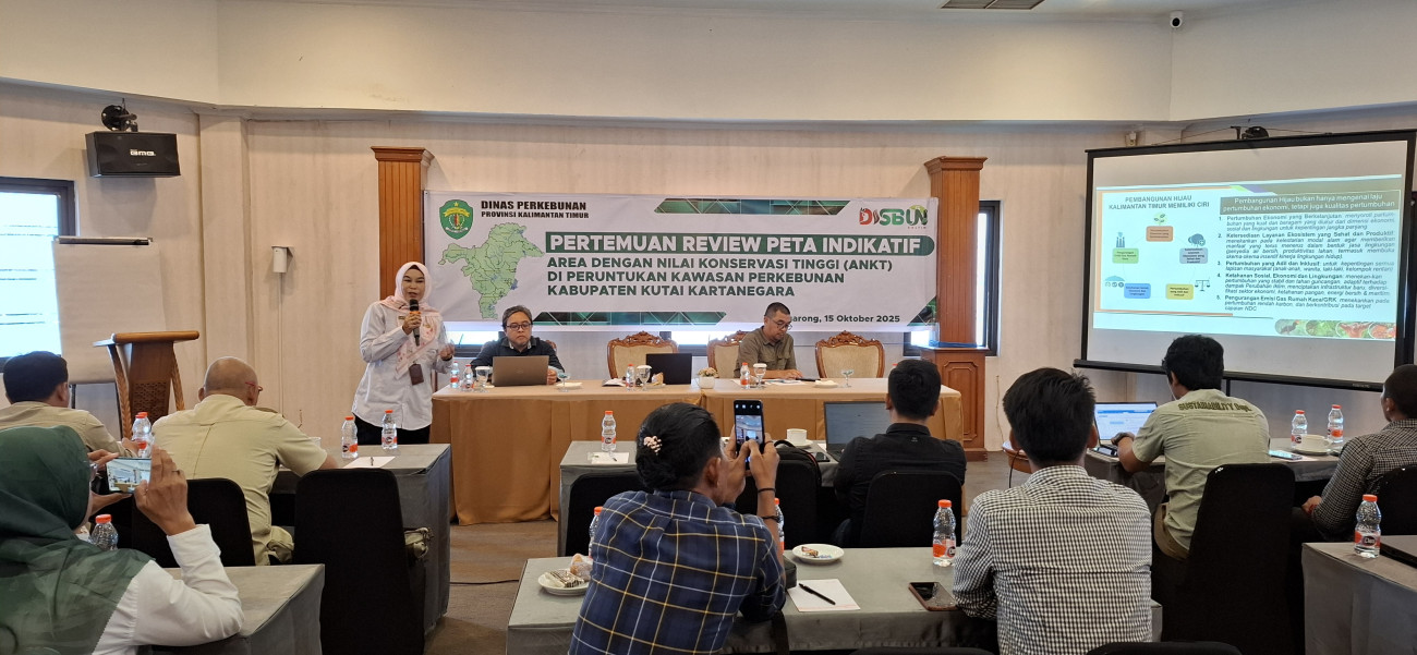 Perkuat Tata Kelola Lahan, Disbun Bahas Review Peta ANKT di Kukar