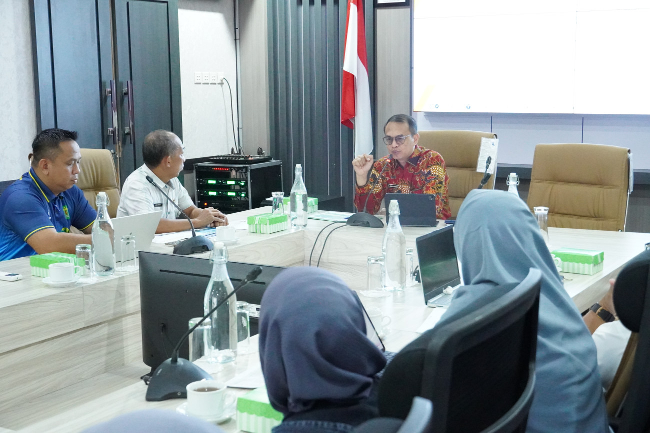 Disbun Gelar Rapat Evaluasi, Bahas Capaian dan Strategi Percepatan Kinerja