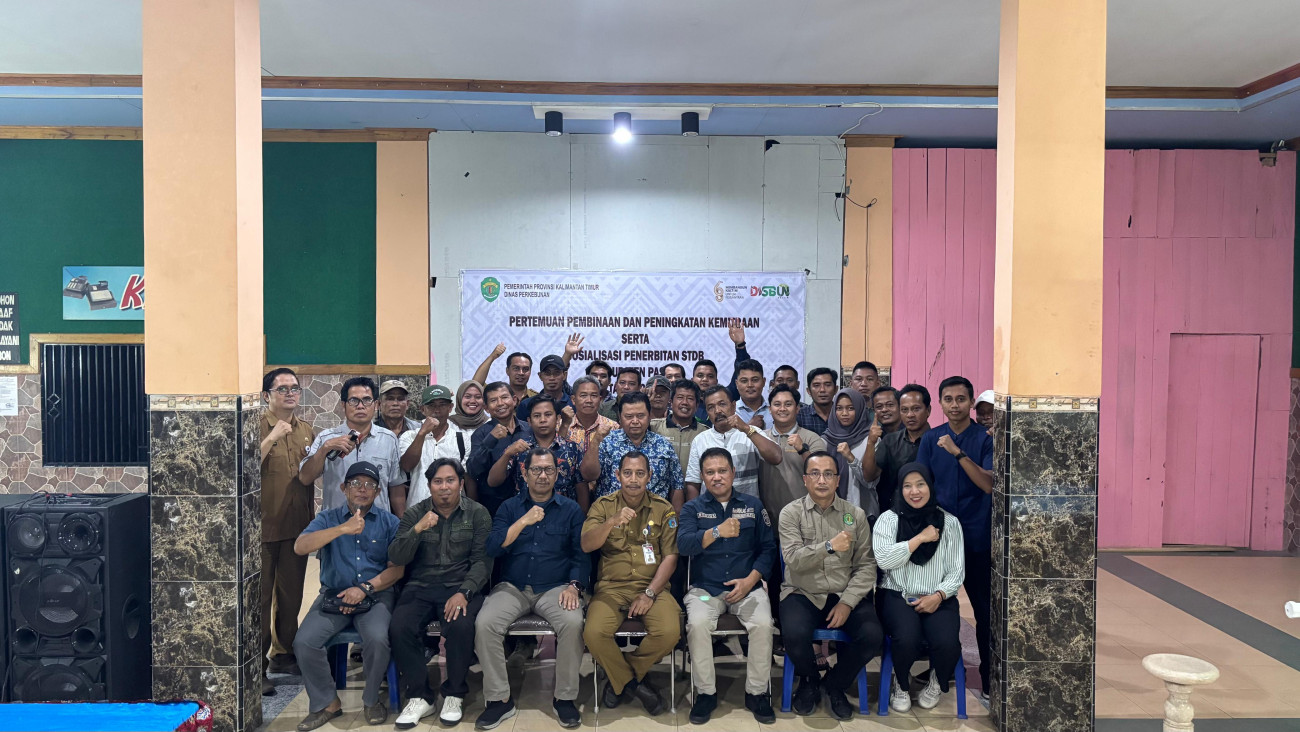 Disbun Dorong Kemitraan Perkebunan dan Legalitas Usaha Lewat Sosialisasi STDB di Paser