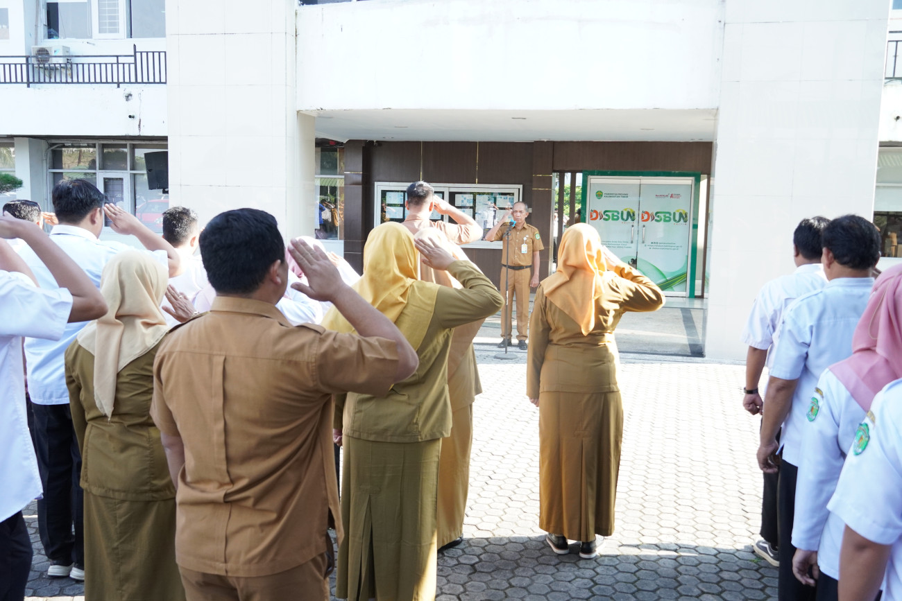 Momentum Sumpah Pemuda, Disbun Perkuat Disiplin dan Kinerja ASN