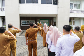 Disbun Tegaskan Disiplin dan Kekompakan ASN dalam Apel Pagi