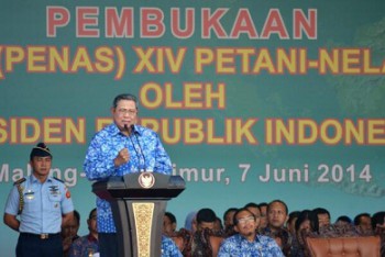 SBY Berterima Kasih kepada Petani dan Nelayan